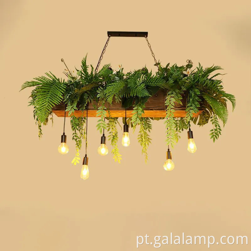 Luz de lustre grande e elegante para restaurante e decoração de jardim